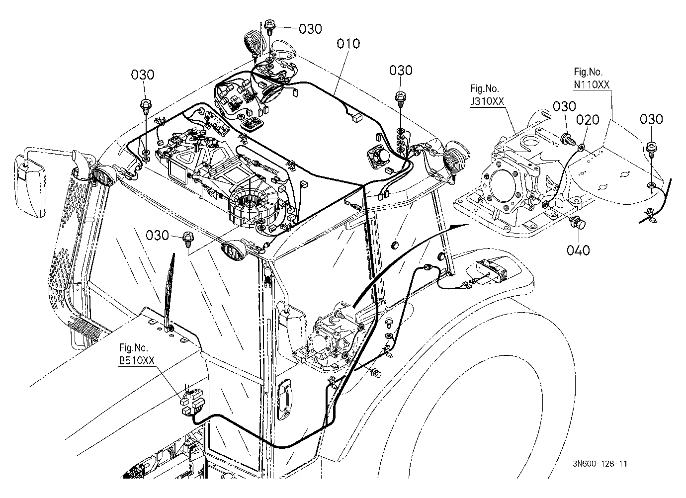 Electrical Wiring (Cab) [A]