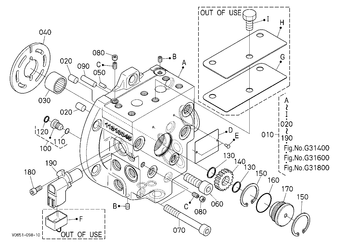 Hst Motor (Cylinder) [Component Parts]