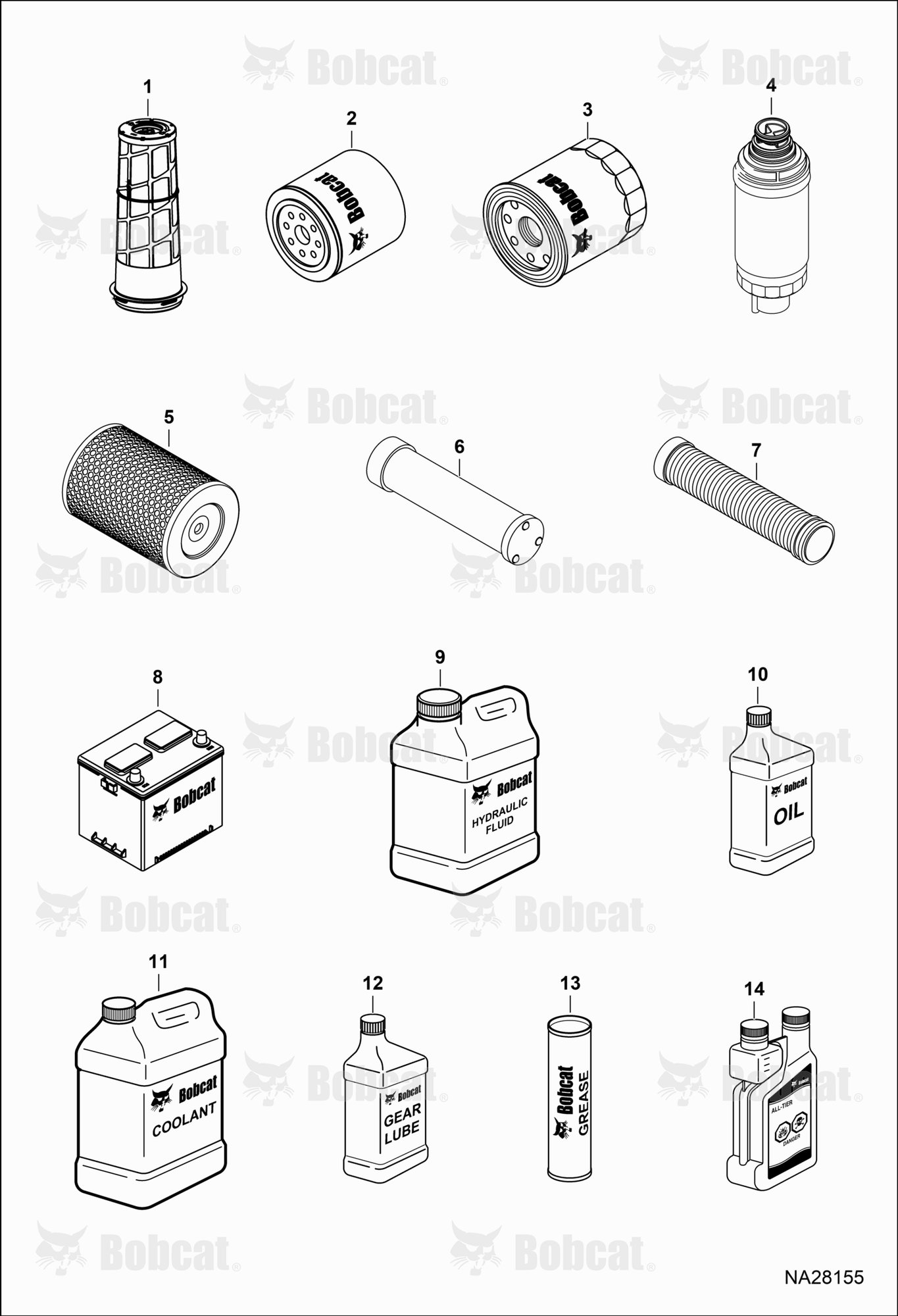 Maintenance Items (Service Parts)