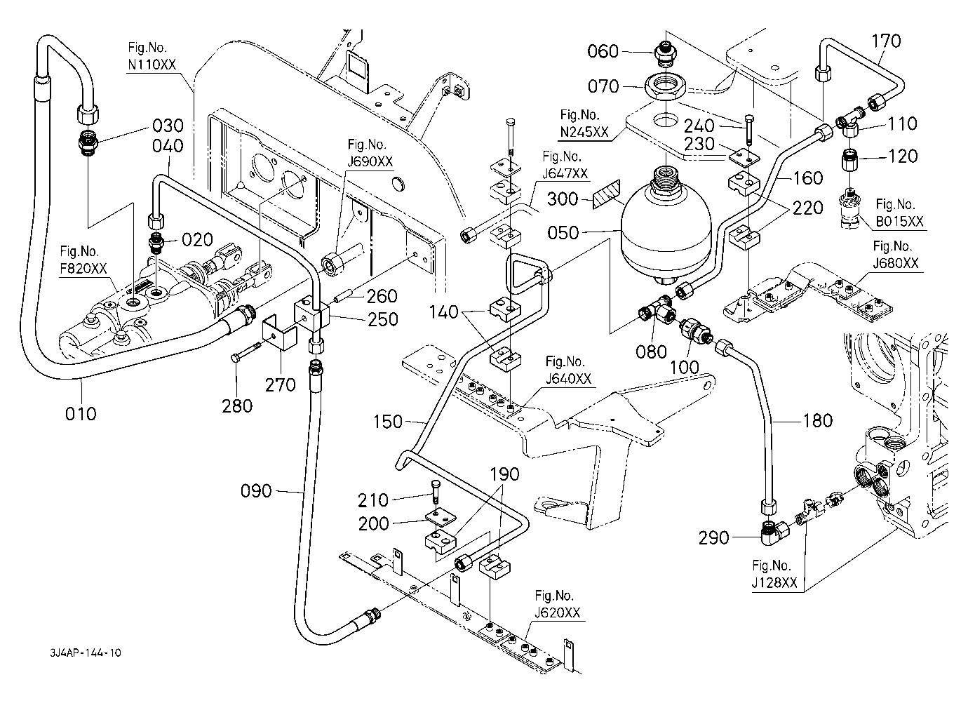 Brake Pipe (Upper/Front) [Front Rigid Type Axle]