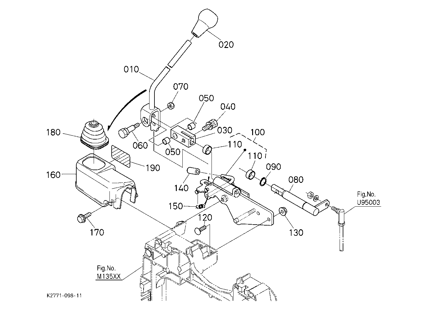 Front Control Valve Kit (Lever) [Option]