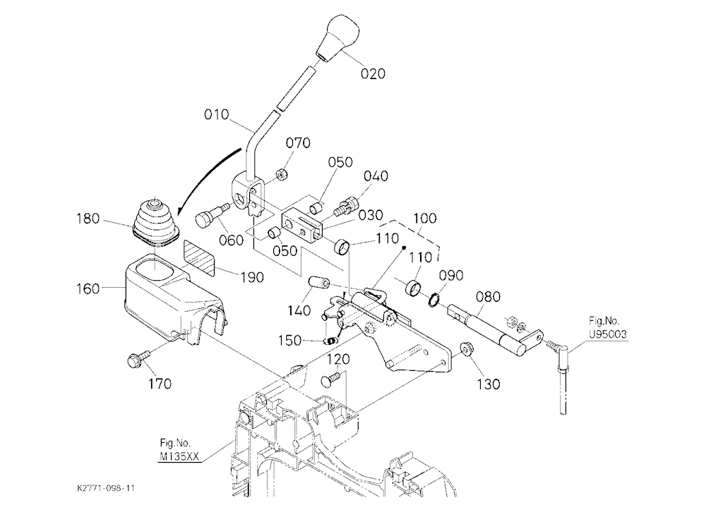 Front Control Valve Kit (Lever) [Option]
