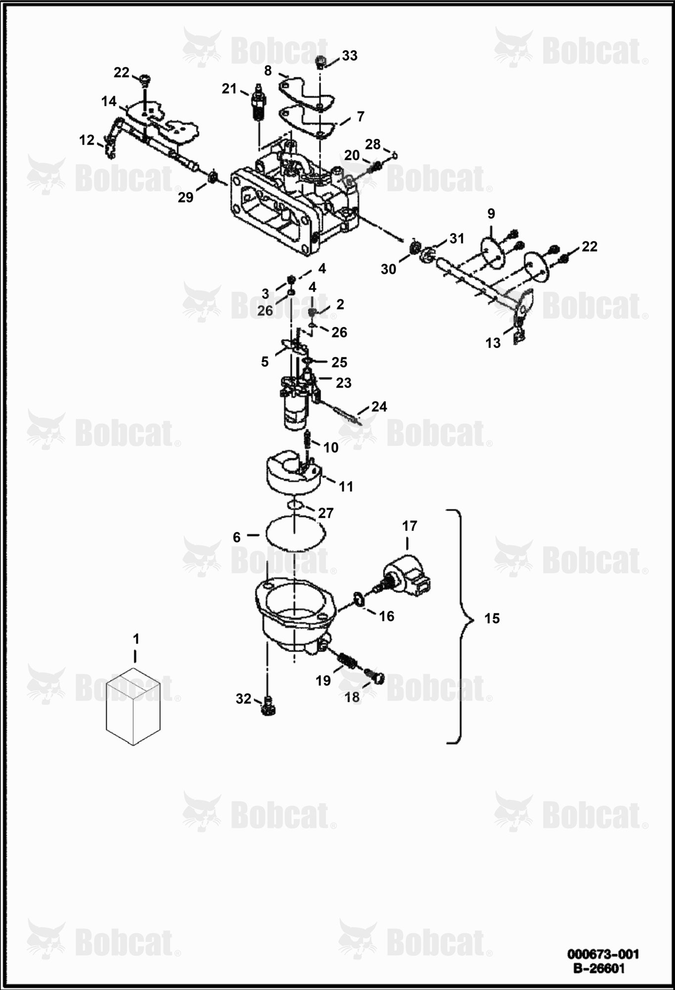 Carburetor Assembly (KAWASAKI ENGINE)