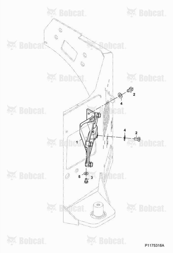 Holder Steering Cylinder