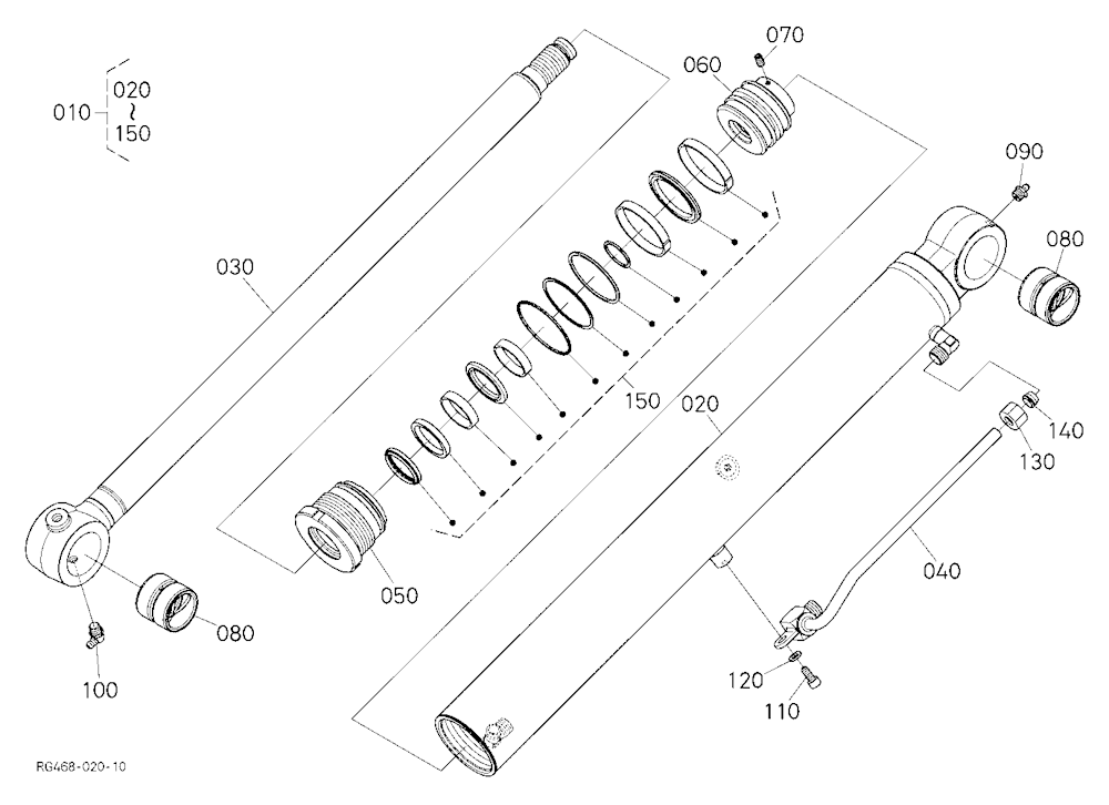 Arm Cylinder [Component Parts]
