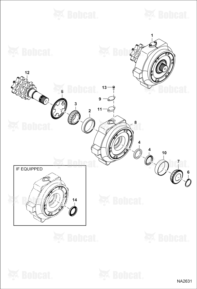 Motor Carrier (Drive Motor Mount Assy) (W/Speed Sensor)