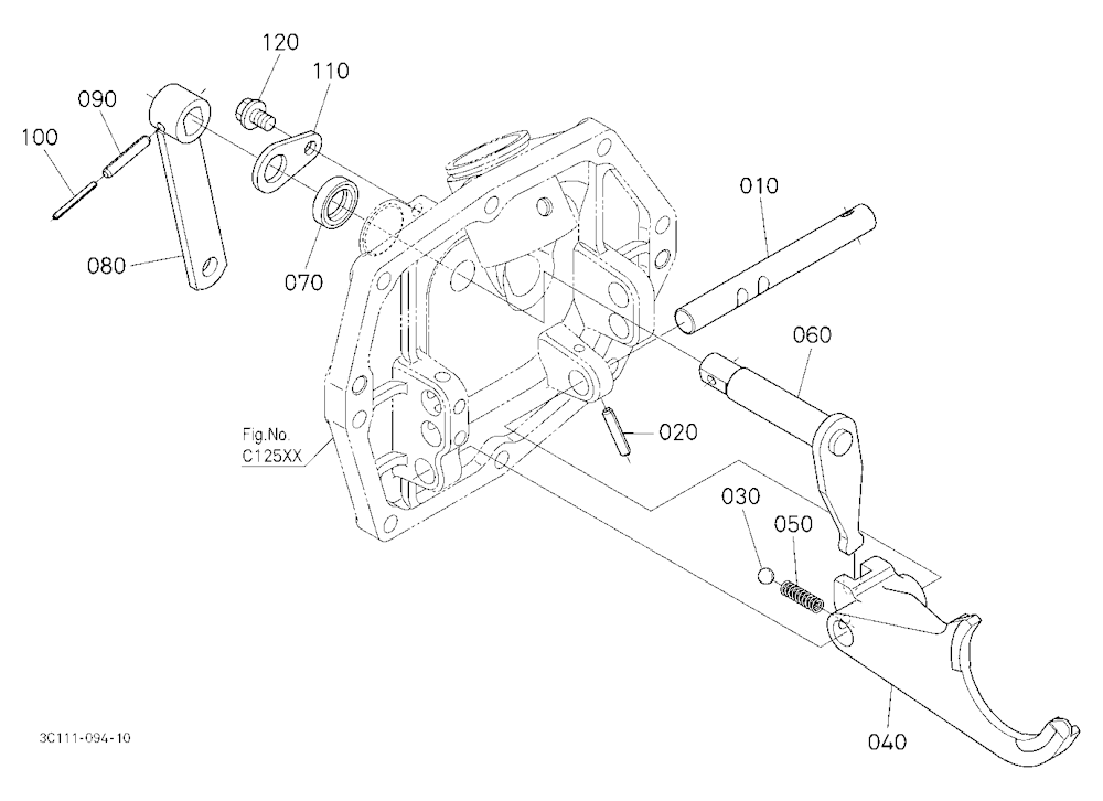 Range Gear Shift Fork/Creep Gear Shift Fork