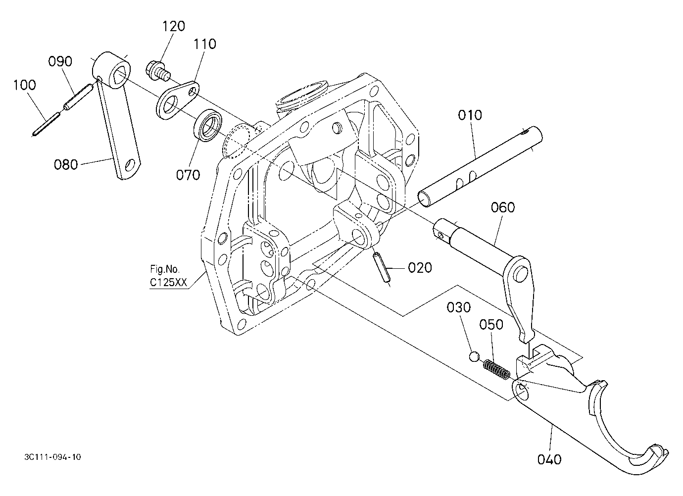Range Gear Shift Fork/Creep Gear Shift Fork