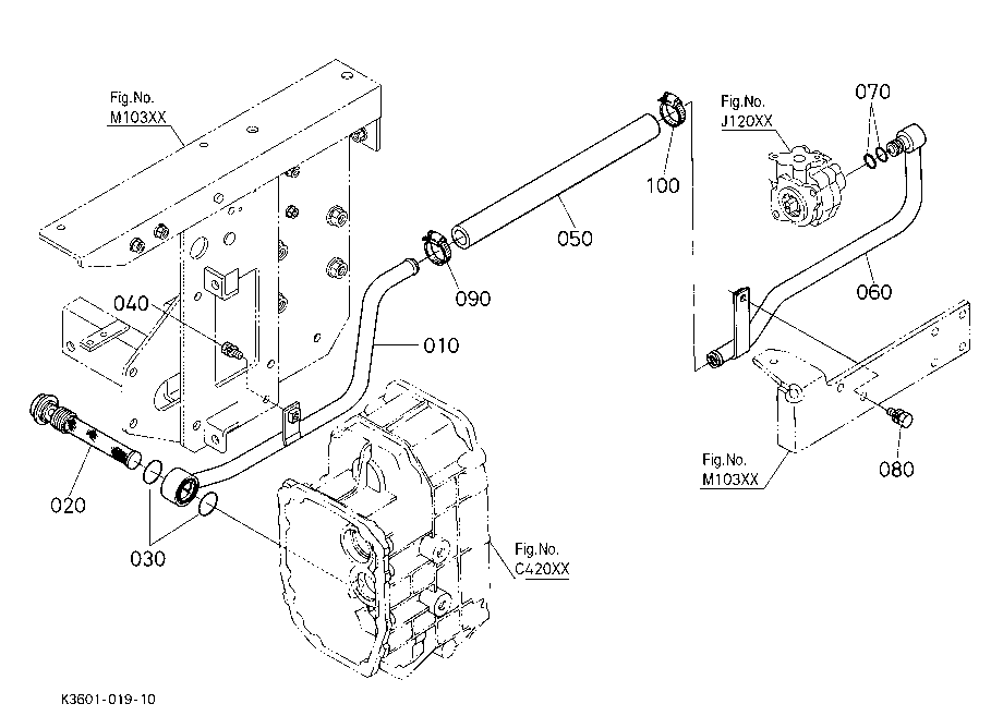 Hydraulic Oil Line (Inlet)