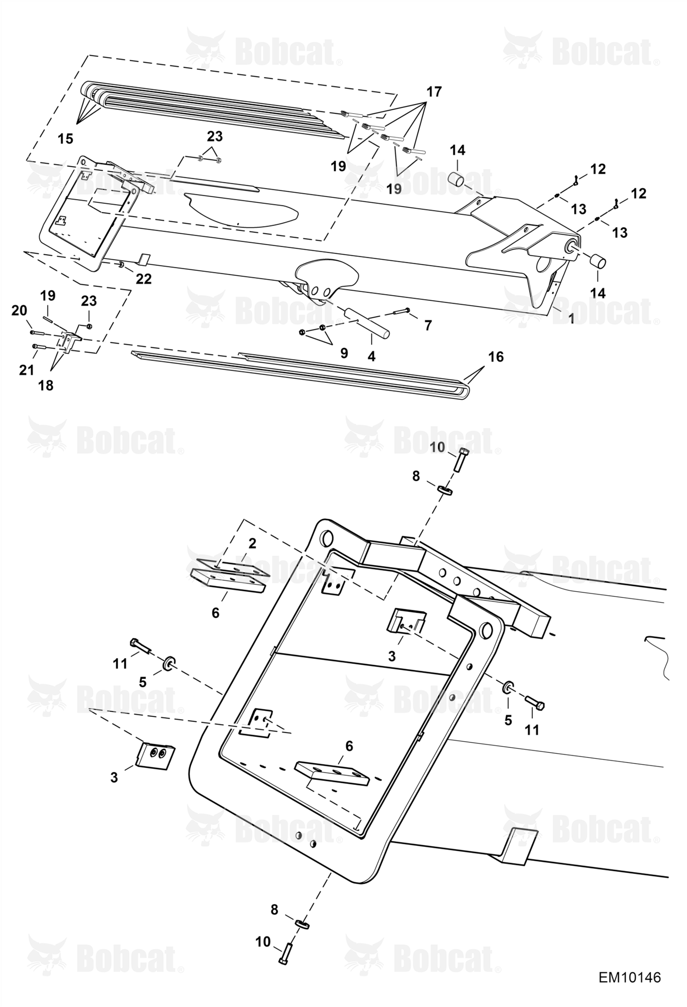 Outer Boom  B33G14000 - B33G14142, B33W14000 - B33W14053