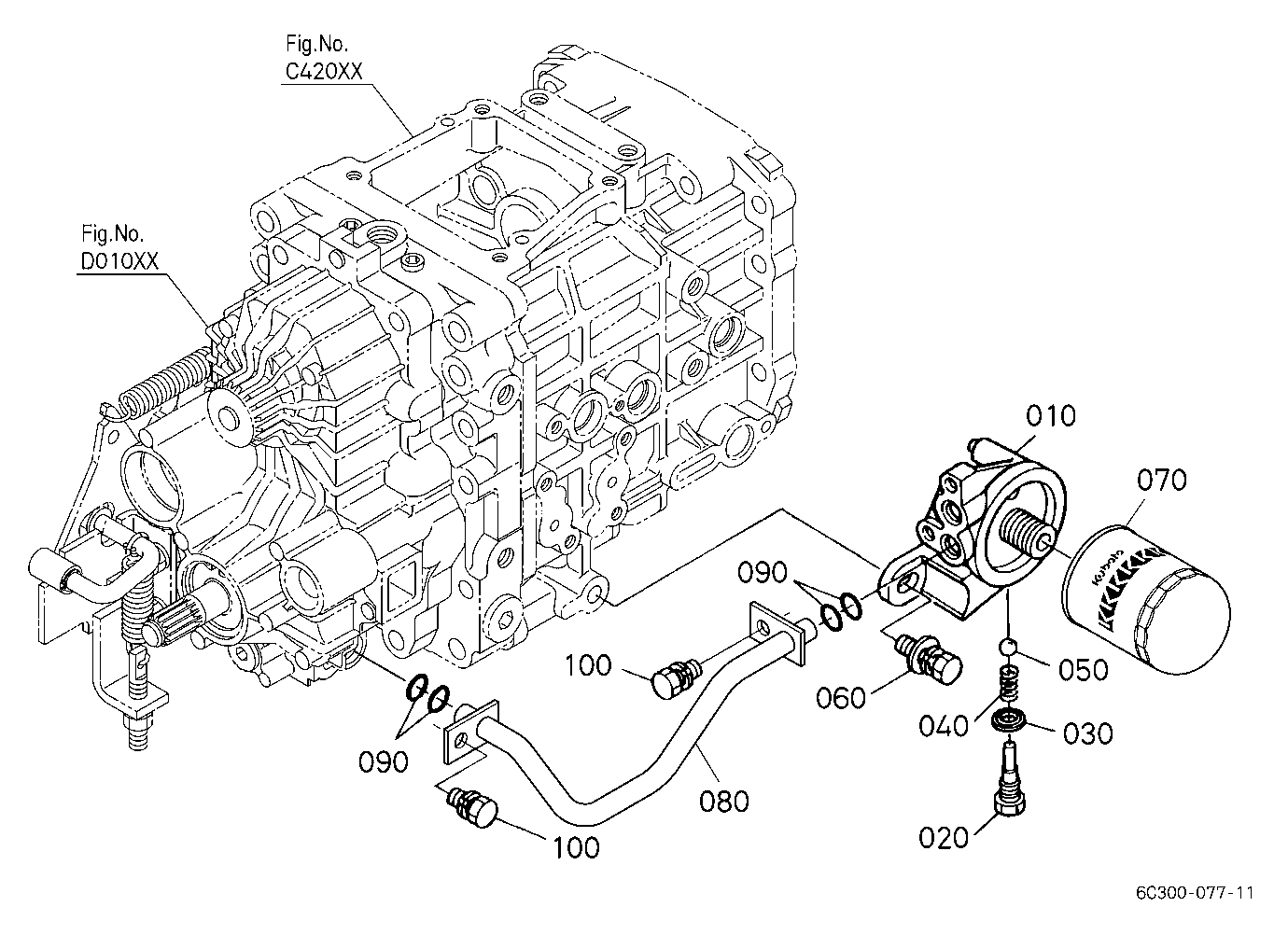 Hydraulic Oil Line (Hst)