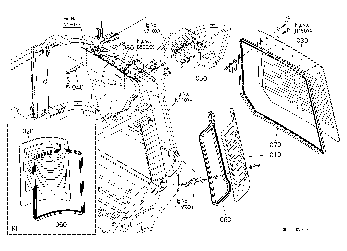 Rear Defogger Kit 2 (Glass) [A] [Option]
