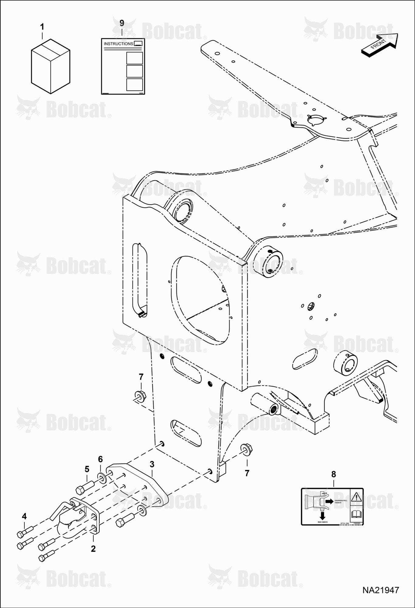 Rear Hitch Kit (Pintle Hook)