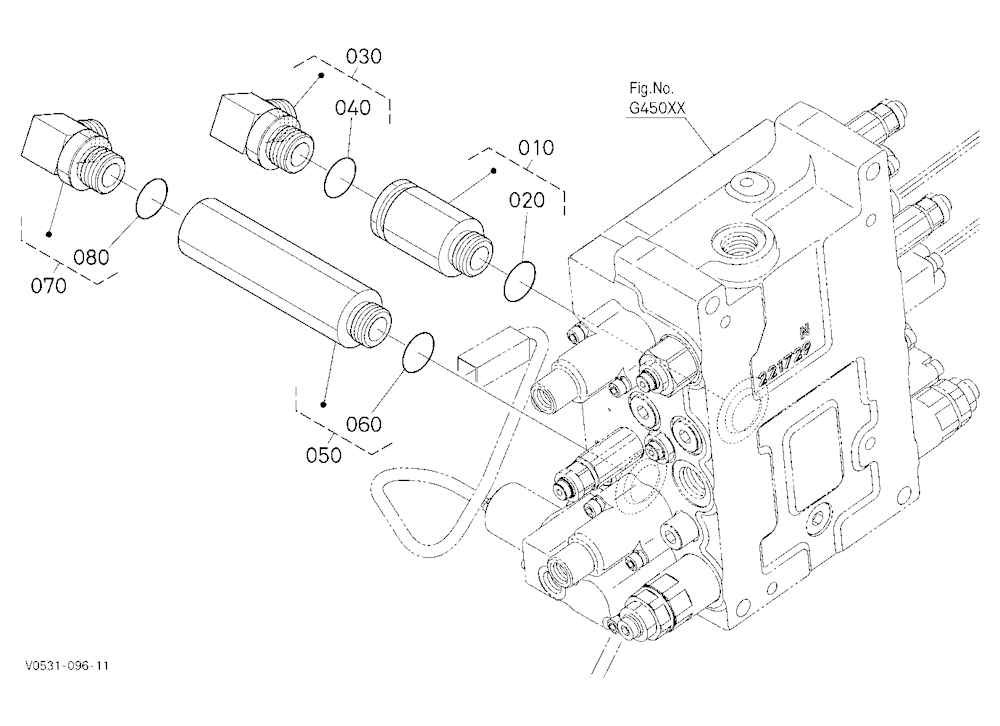 Control Valve (Left) (Center Under)