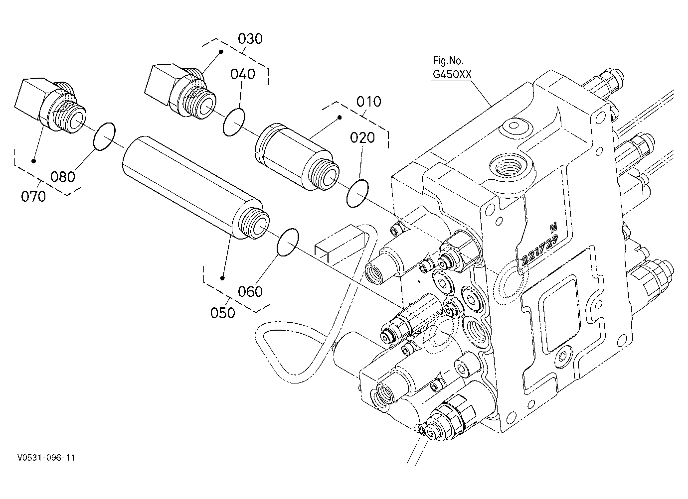 Control Valve (Left) (Center Under)