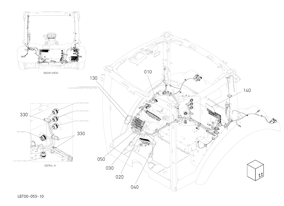Cab Electrical Assembly - Range 1 (Part 1)