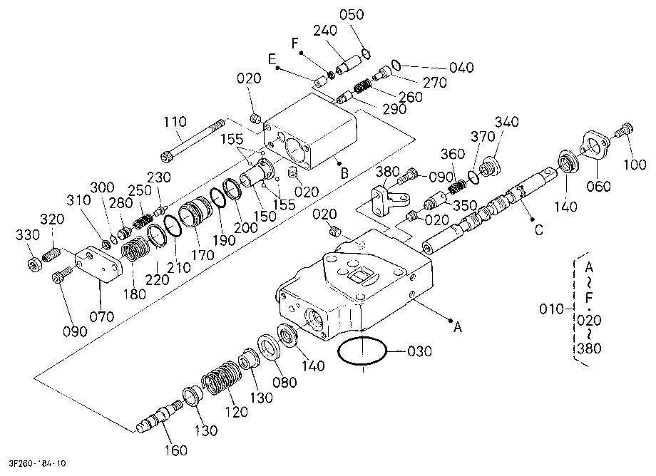 Auxiliary Control Valve (Scd) [Component Parts] [O