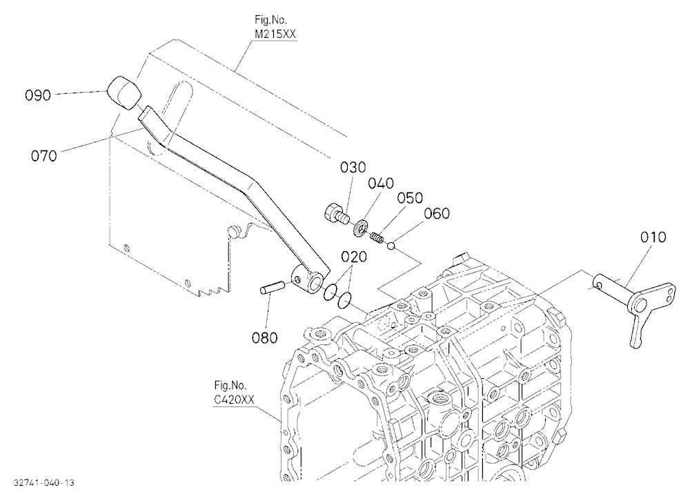 Front Wheel Drive Lever