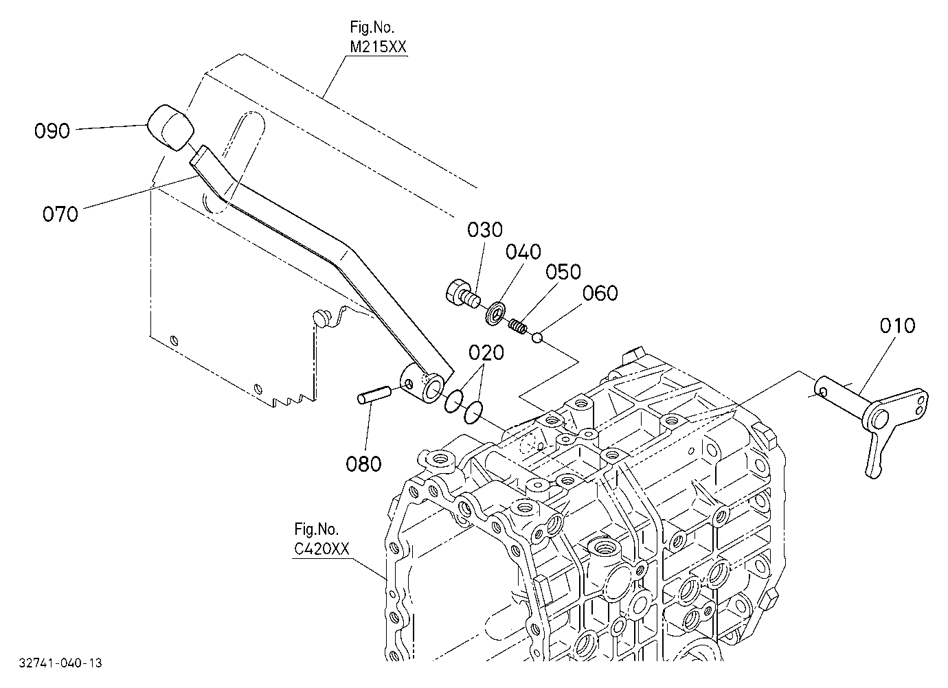 Front Wheel Drive Lever