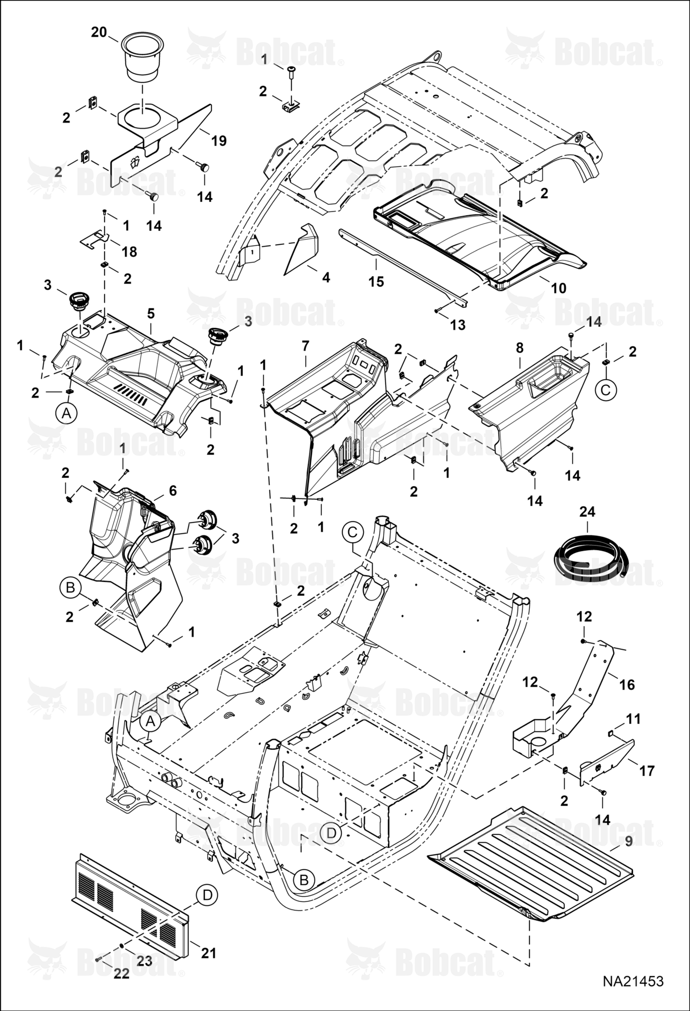 Operator CAB (Interior Cladding)