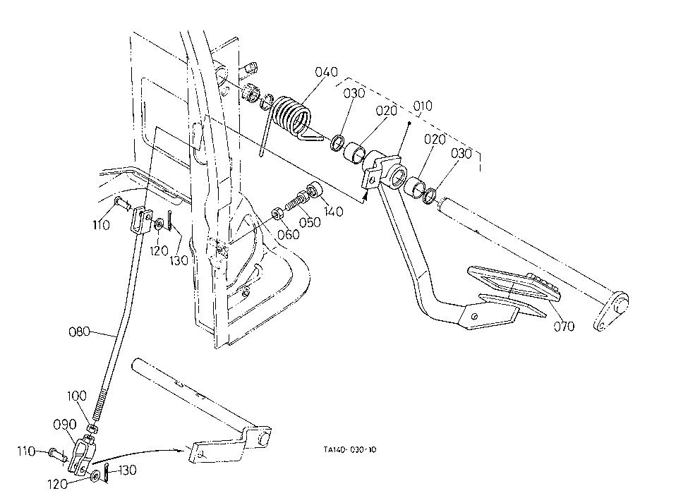 Clutch Pedal [Except Hst Type] [Rops Type]