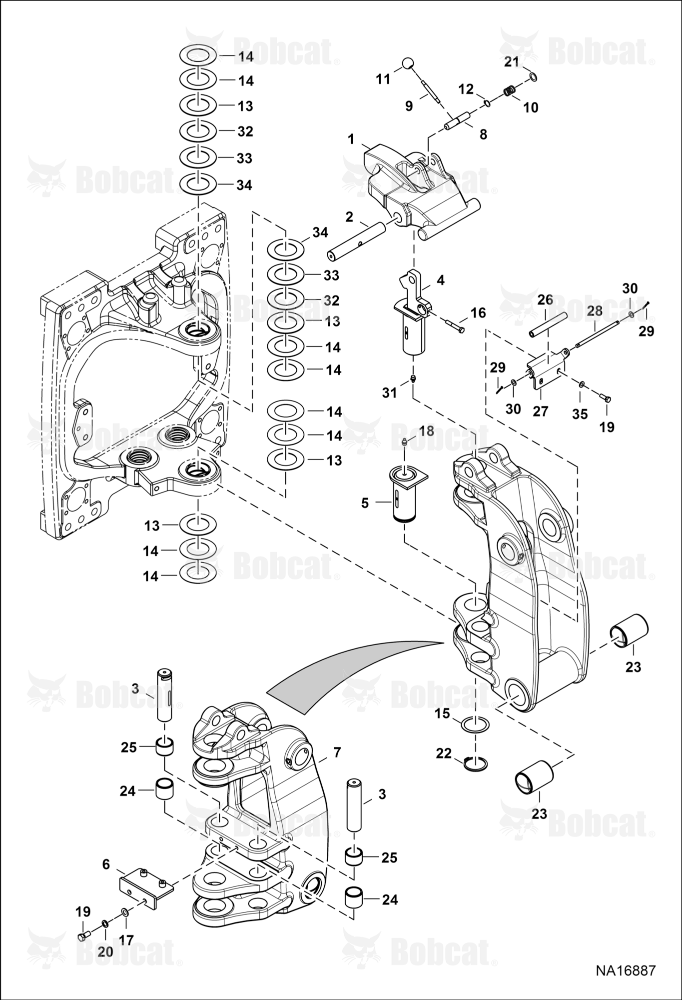 Backhoe (Swing Post)