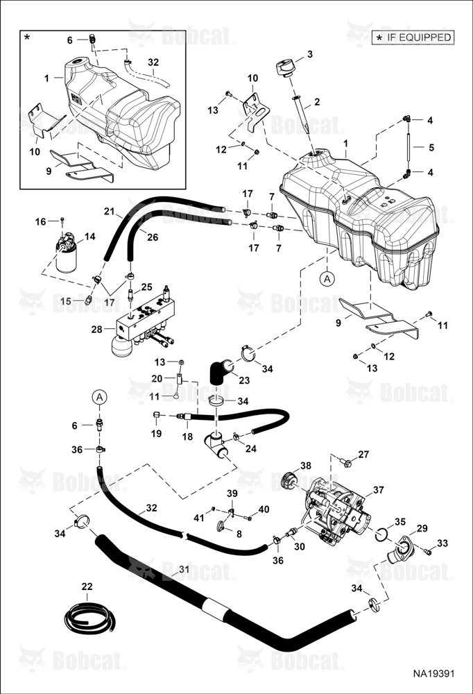 Hydraulic Circuitry (Tank & Pump)(Rotomold Hydaulic Tank)