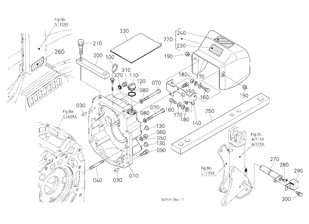 Pto(540/1000) Conversion Kit (Gear Case) [Option]