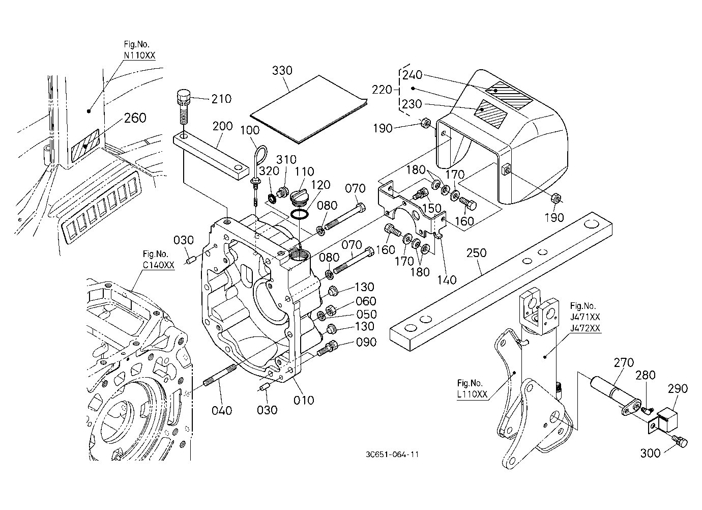 Pto(540/1000) Conversion Kit (Gear Case) [Option]