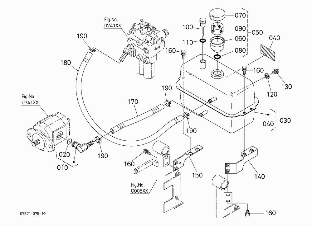 HYD. BED LIFT/REMOTE KIT (TANK) [RTV900G6] [OPTION