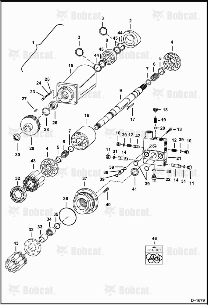 Hydrostatic Motor (Cessna)  503111001 - 503111999