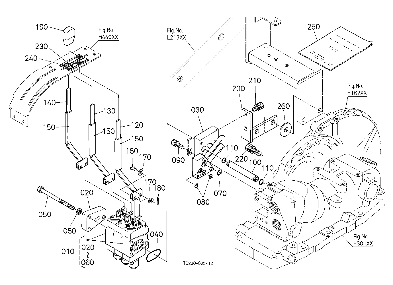 Auxiliary Control Valve Lever (3Rd) [Old] [Option]