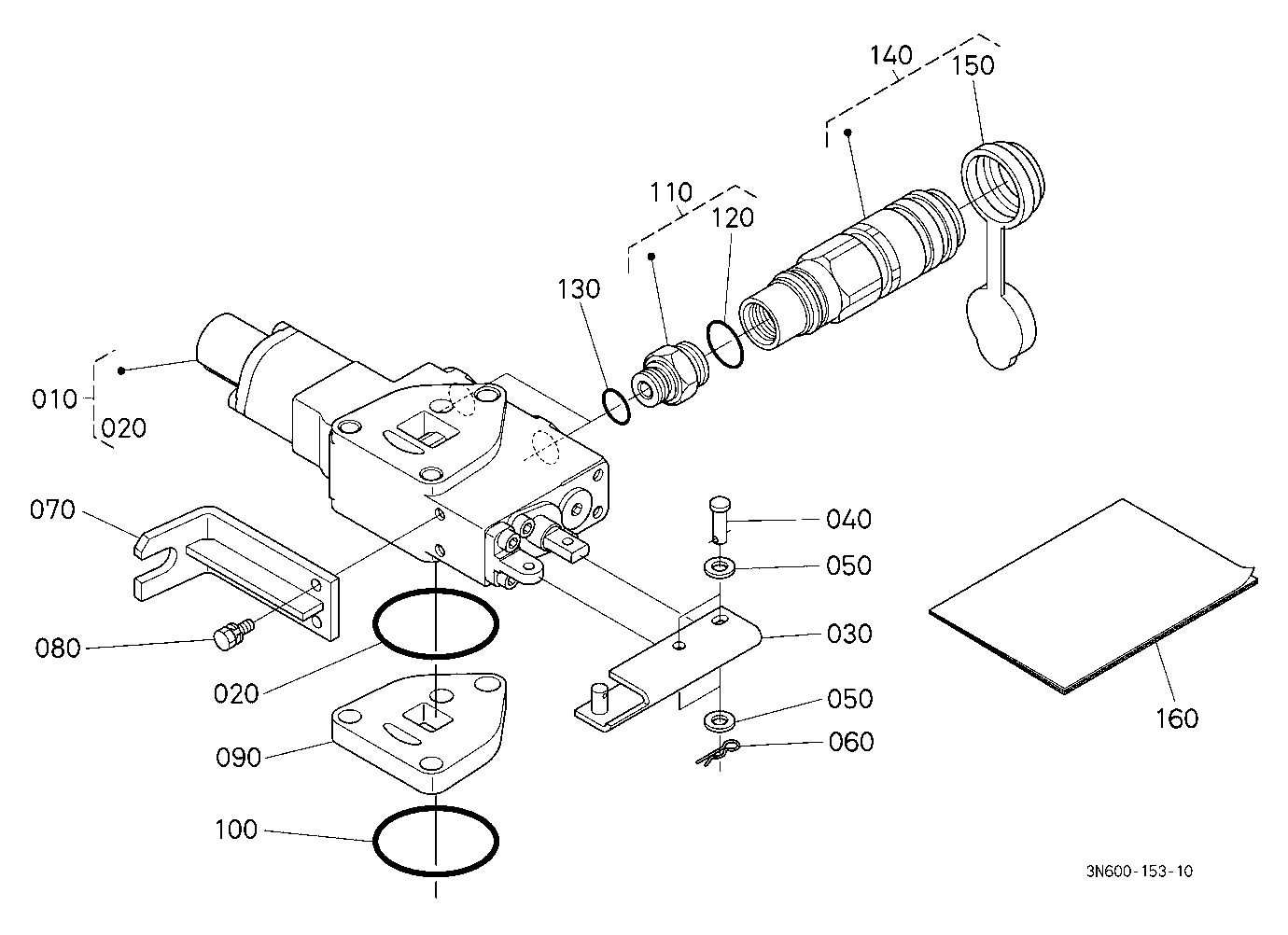 Auxiliary Control Valve Kit (Fd) (W/G No.M9669A) [