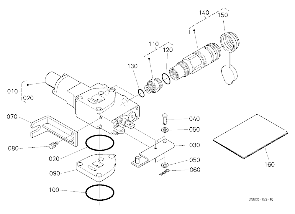 Auxiliary Control Valve Kit (Fd) (W/G No.M9669A) [