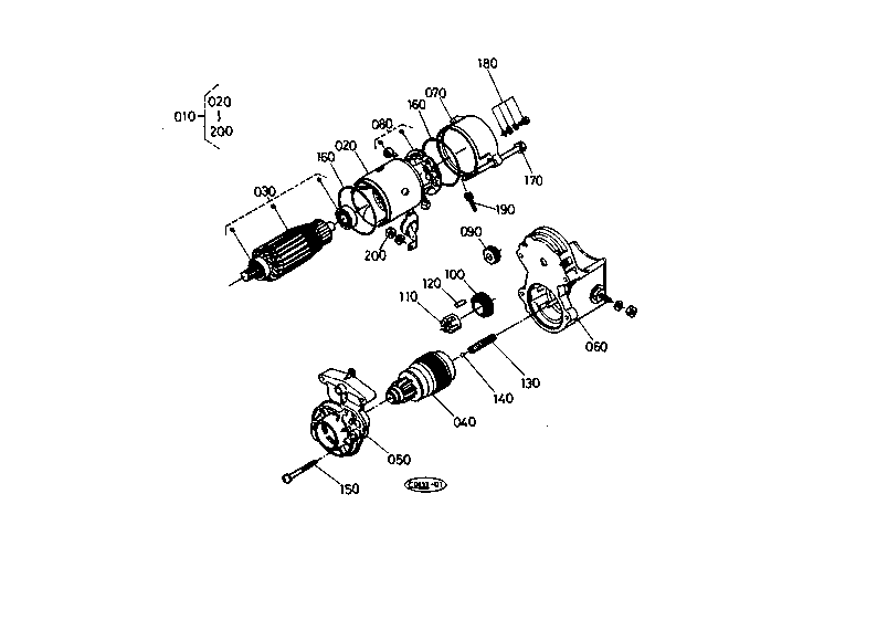 Starter (Component Parts)(Not For Reman Unit)