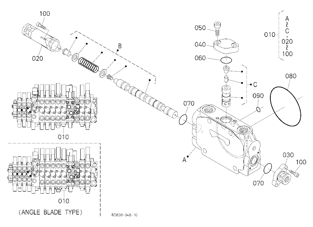 Spool Section (Travel Rh)