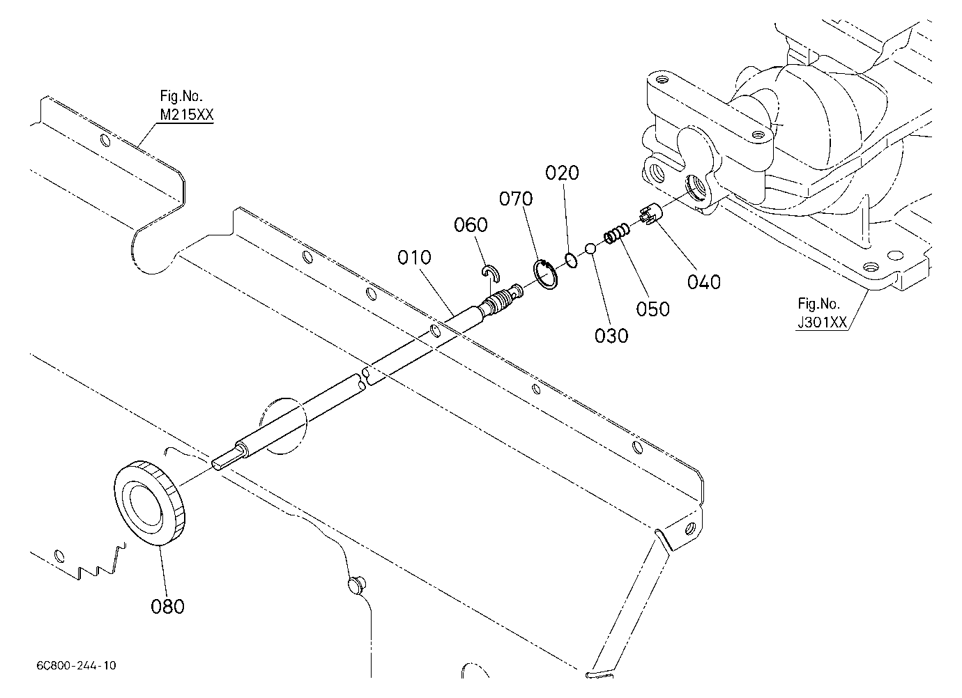 Fall Adjustment Shaft