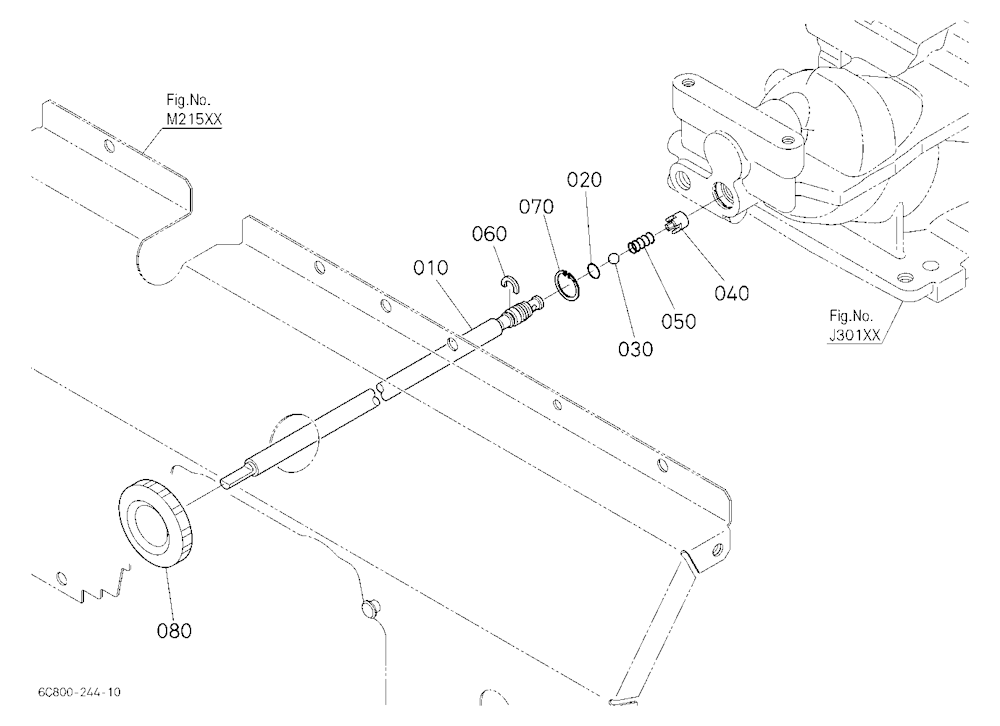 Fall Adjustment Shaft