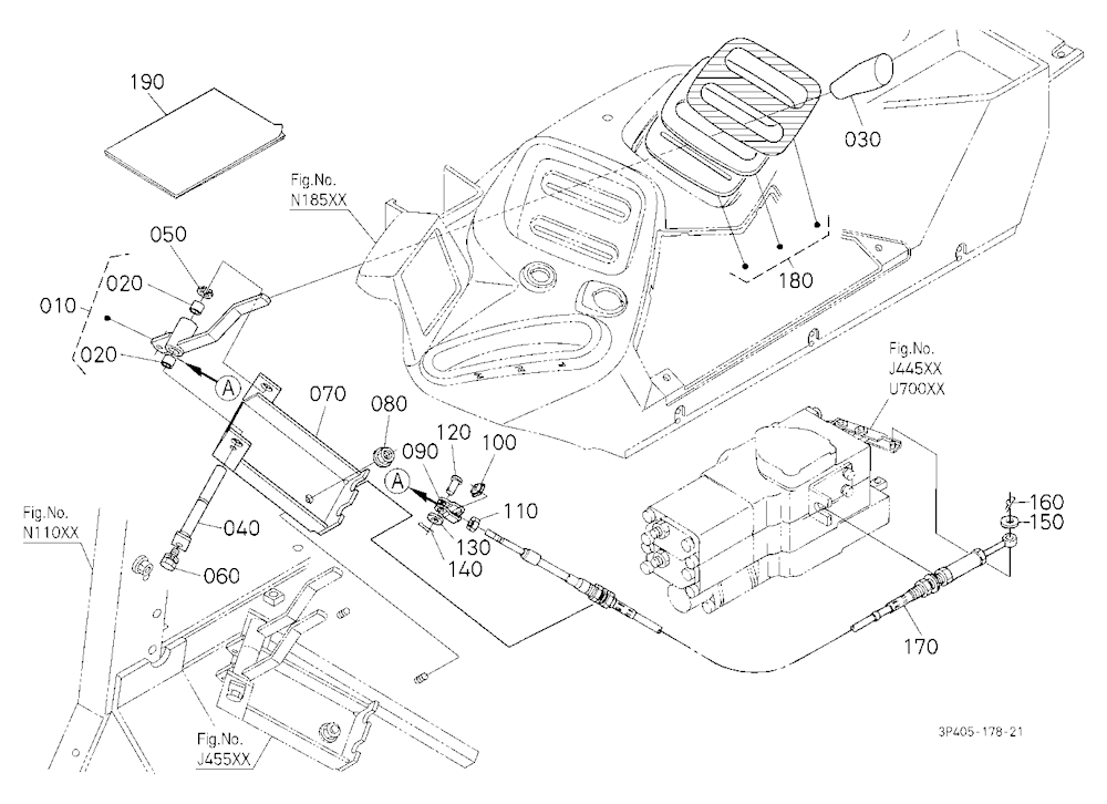 Auxiliary Control Valve Lever Kit (3Rd) [Option]