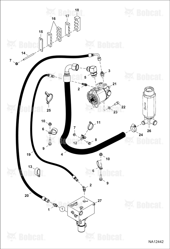 Hydraulic Circuitry (Fan Pump)