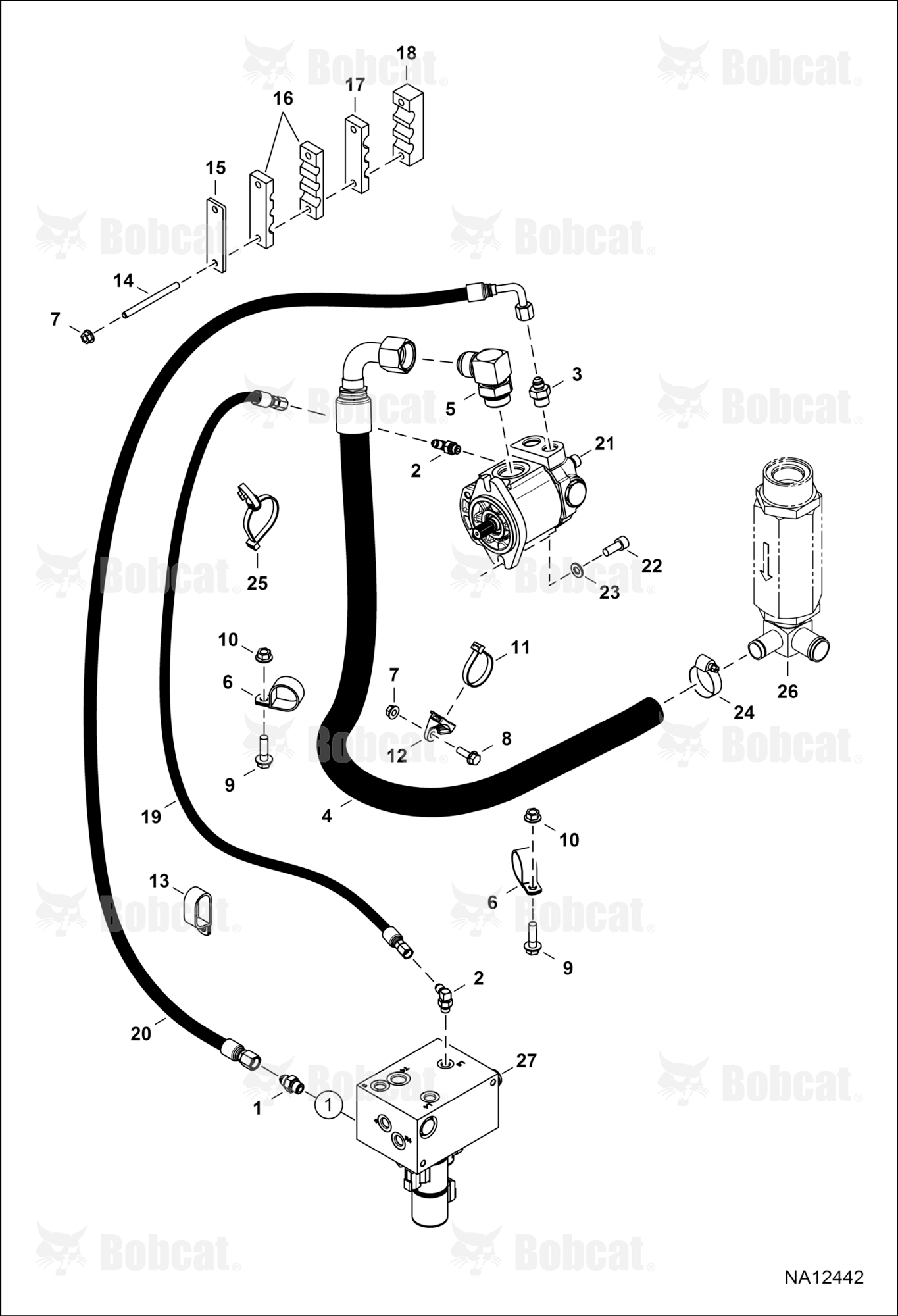 Hydraulic Circuitry (Fan Pump)