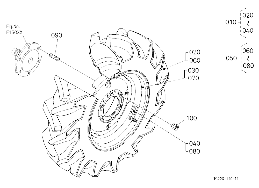 Front Wheel (7-16 R1)