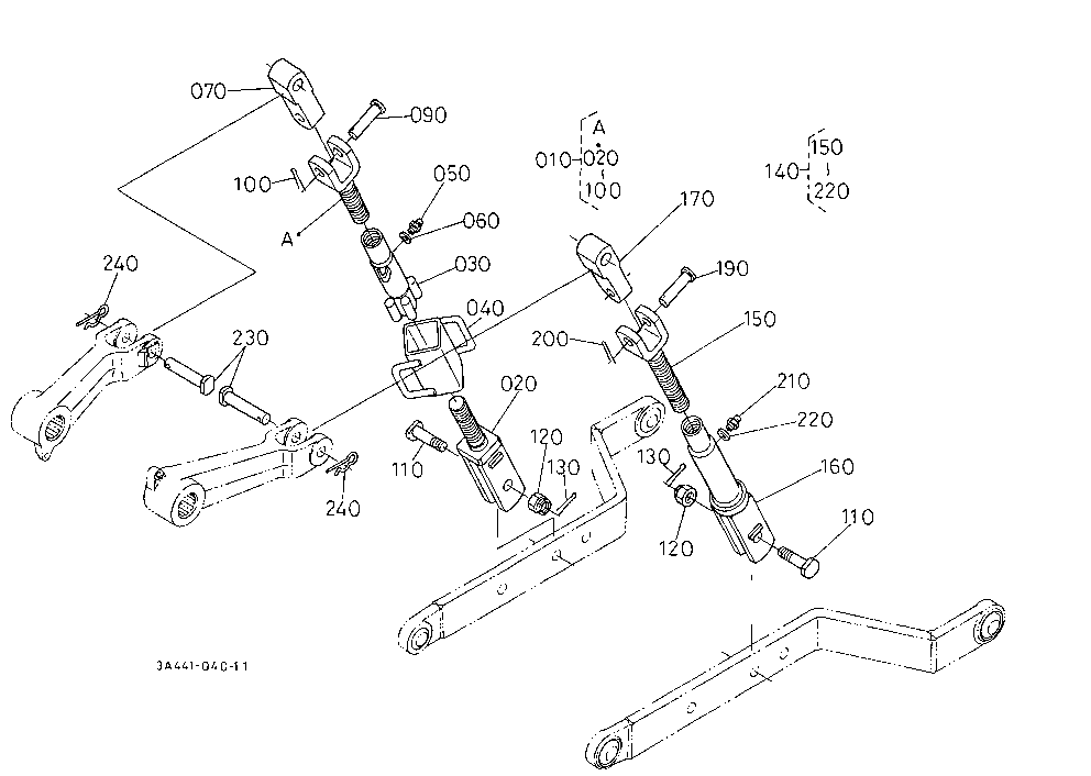 Hydraulic Lift Link 3 (Lift Rod)