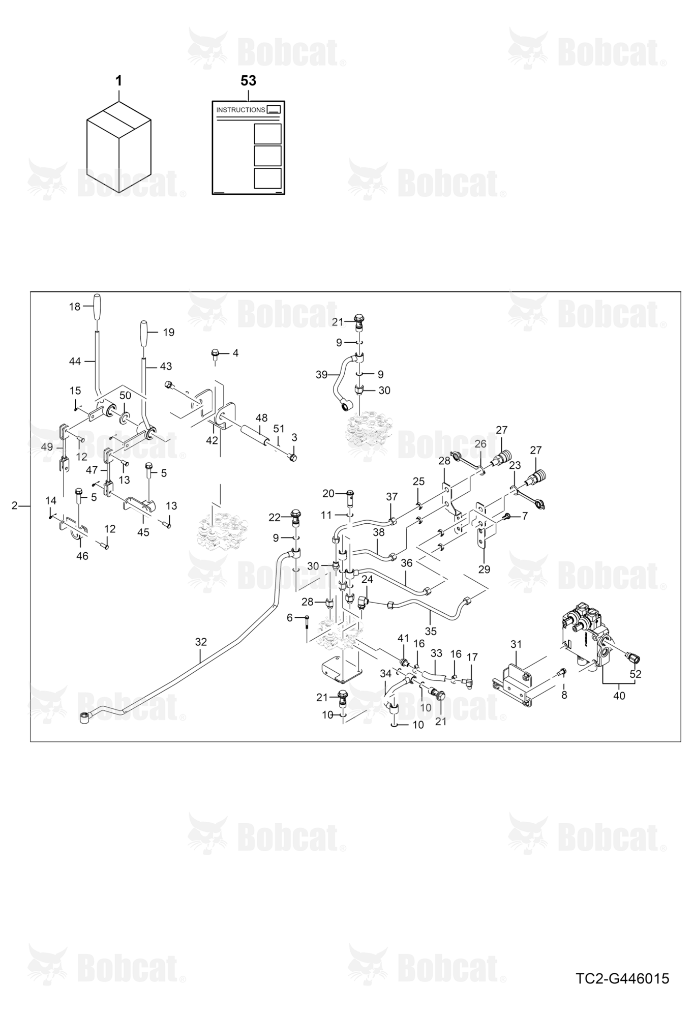 External Hydraulic Valve Group