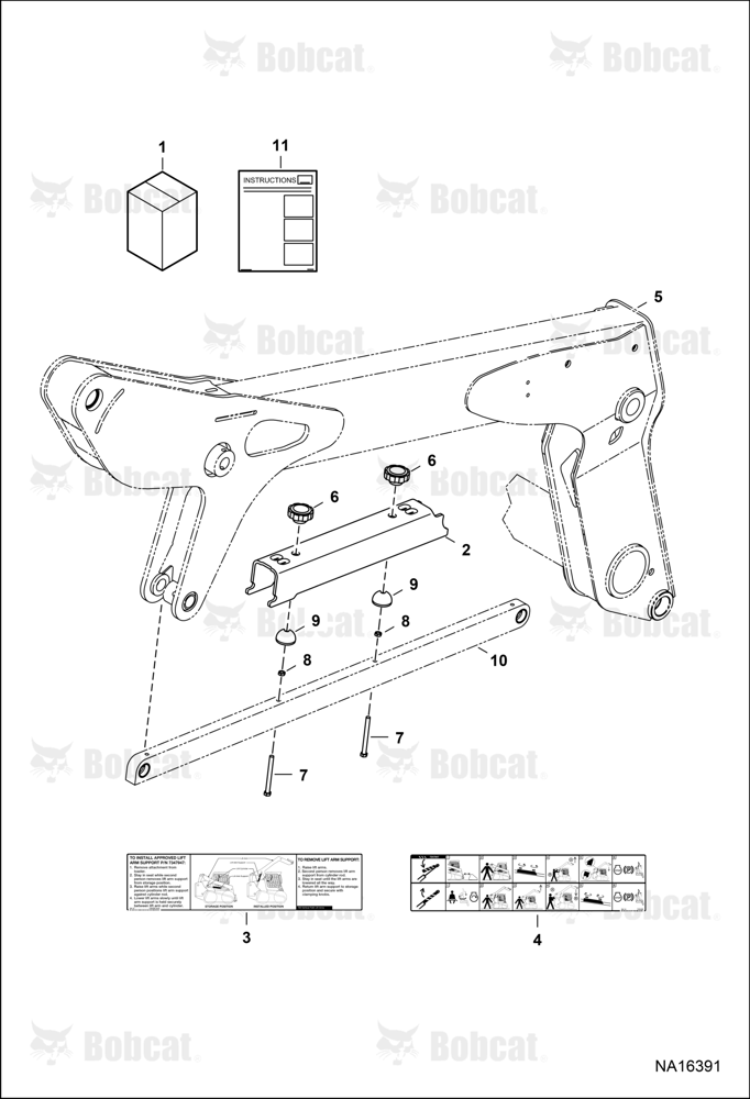 Lift Arm Support Kit