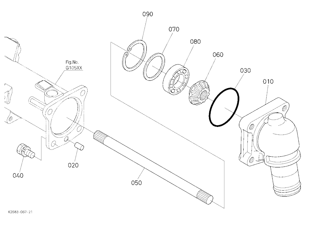 Bevel Gear Lh