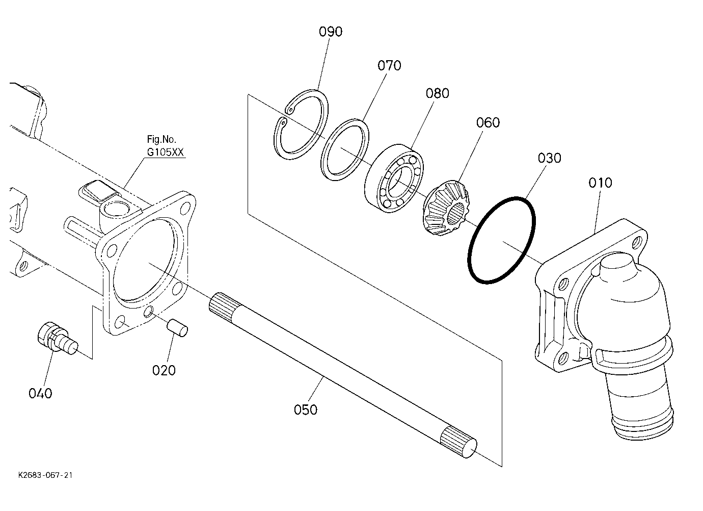 Bevel Gear Lh