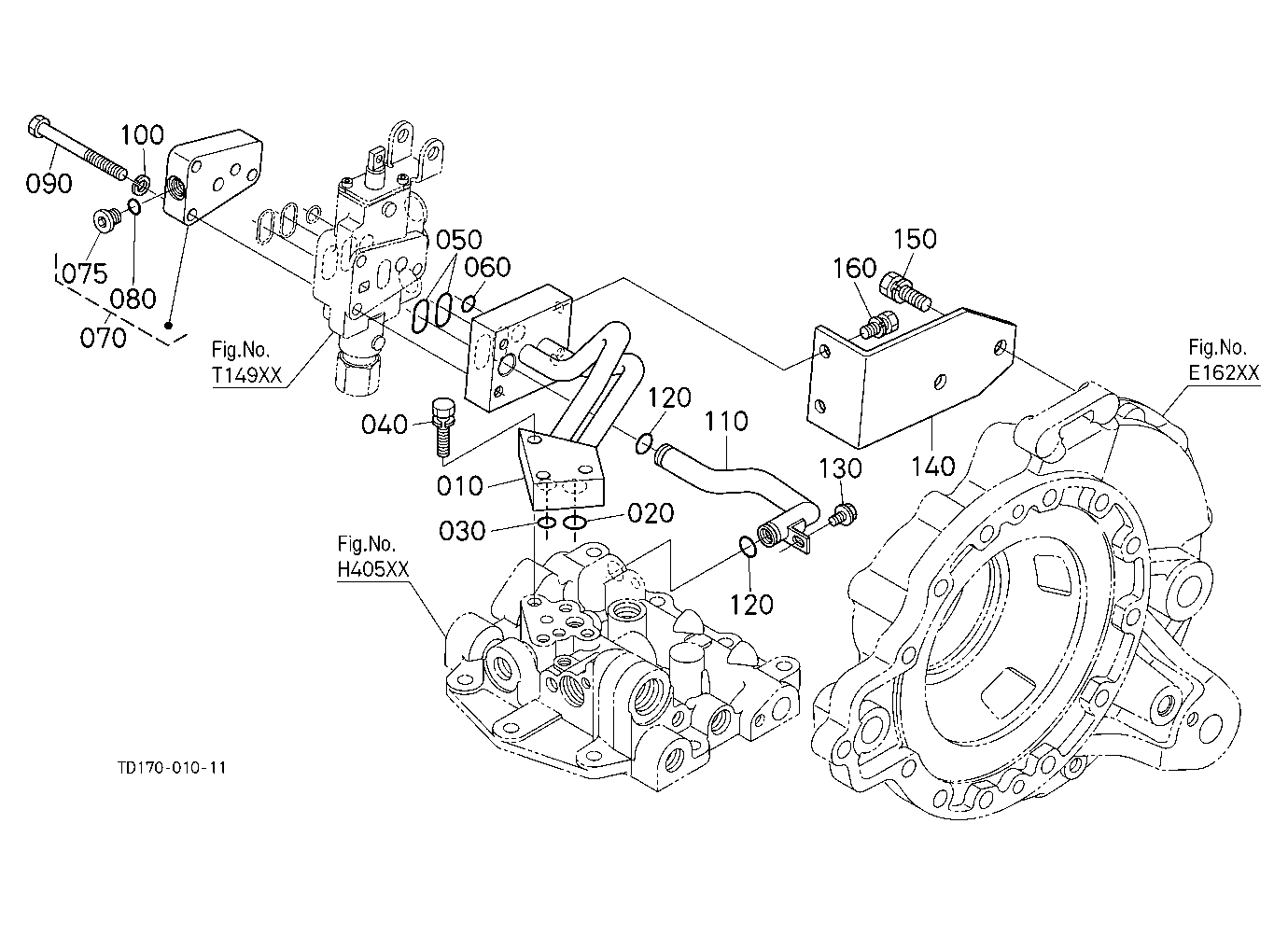 Auxiliary Control Valve Base (W/G No.L8346) [A] [O