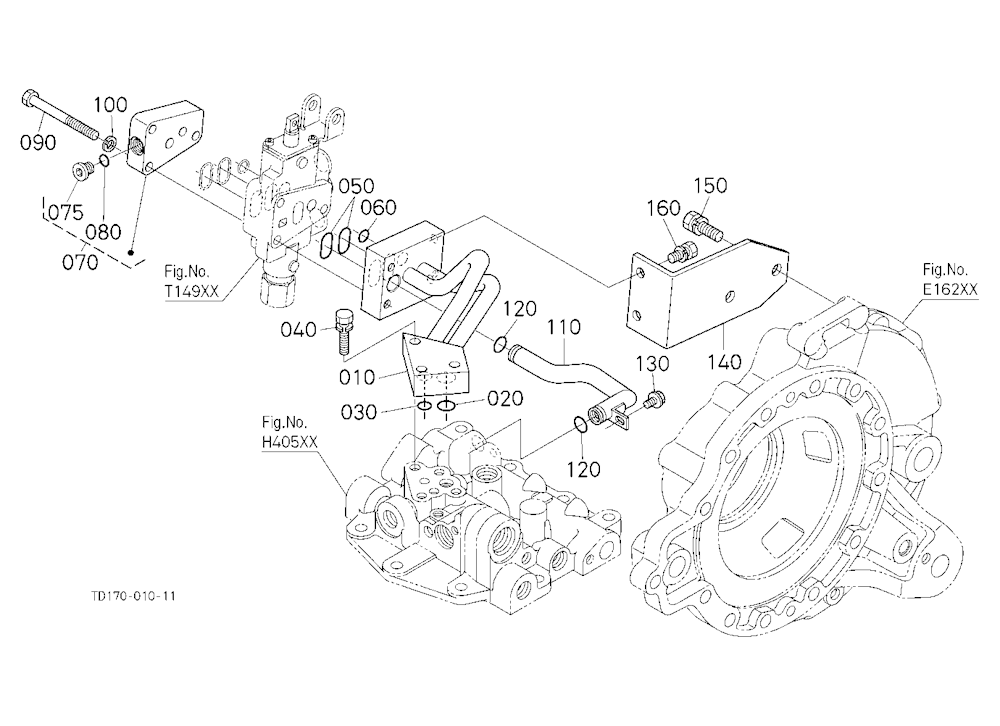 Auxiliary Control Valve Base (W/G No.L8346) [A] [O