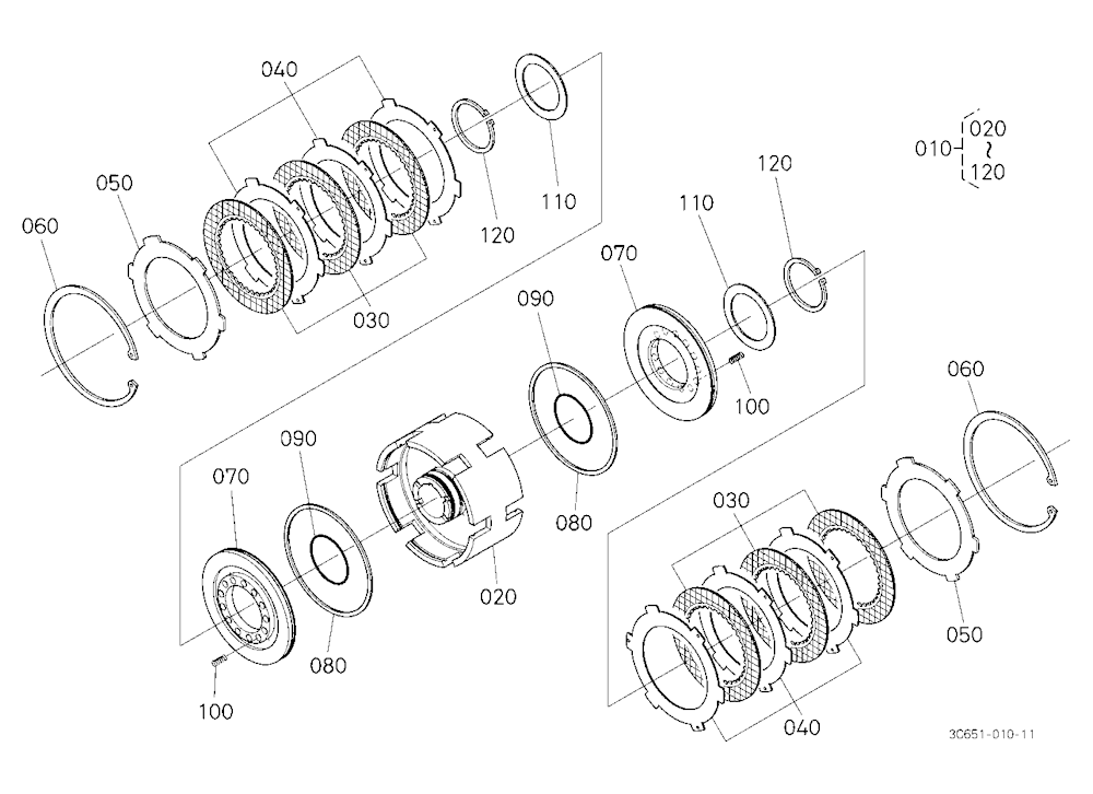 Clutch Pack (Hi-Lo) [Component Parts]